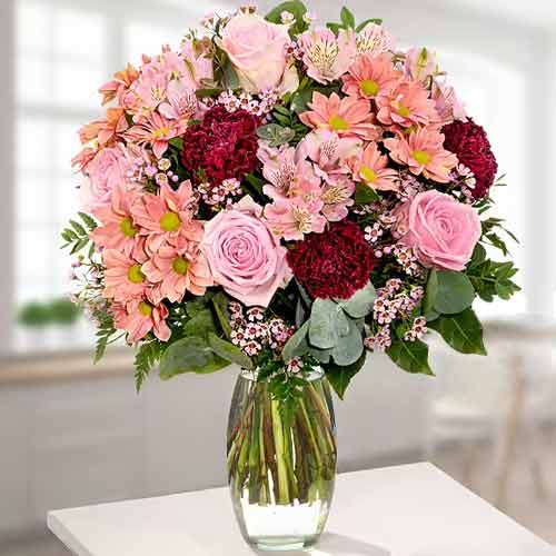 Blooms Of Happiness Online Birthday Flowers Send Germany