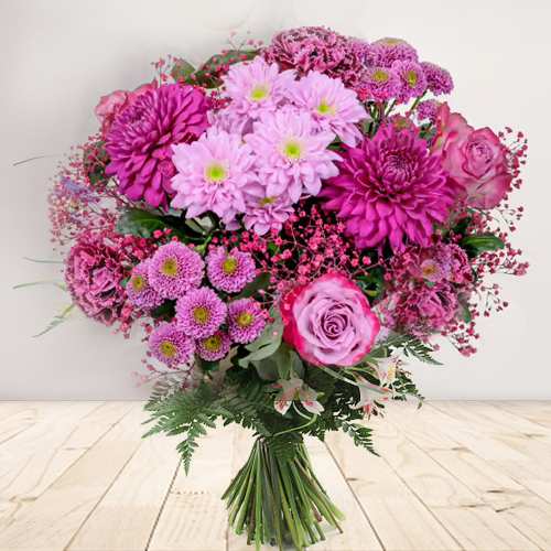 Bright Floral Bunch-Send Birthday Flower Bouquets For Her