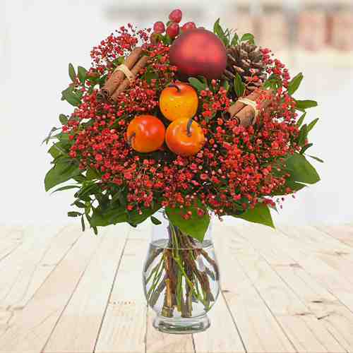 Noelle Bouquet-Send Christmas Flowers to Solingen