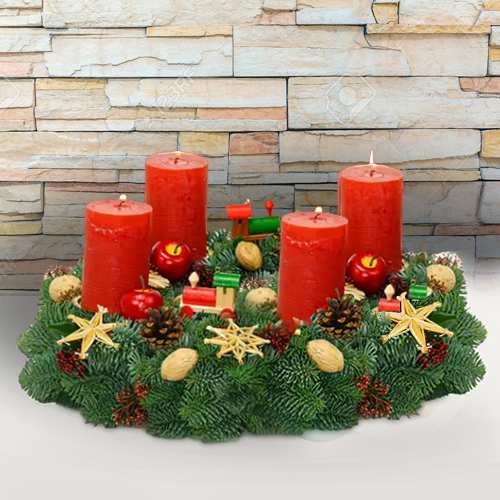 - Candle Arrangement Gift Ideas For Christmas