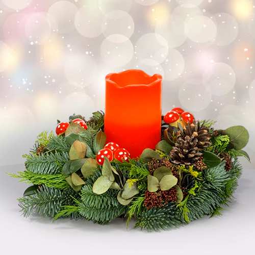 - LED Candle Arrangement For Xmas