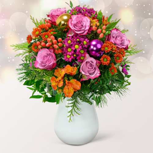 - Festive Holiday Winter Bouquets Delivery