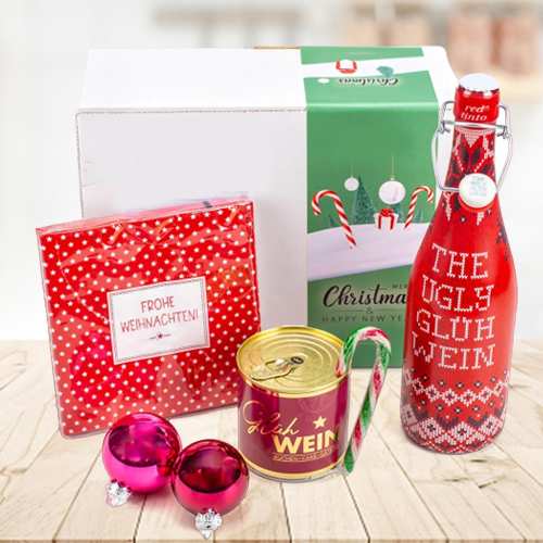 - Gift Box With Holiday-Themed Treats