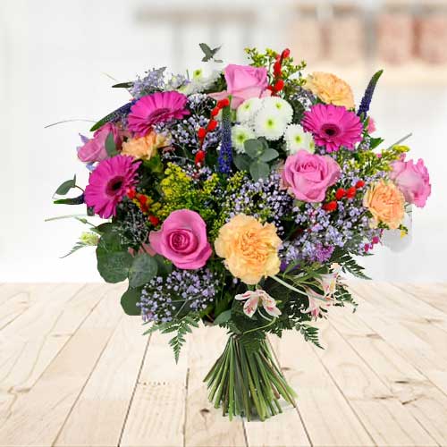 Summer Sprcail Arrangement-Sending Get Well Flowers