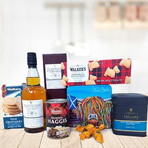 The  Scottish Gourmet Basket-Gourmet Snack Baskets