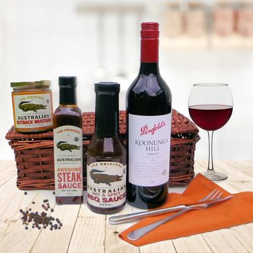 Barbeque Grill Gift Basket-Send A Wine Gift Baskets