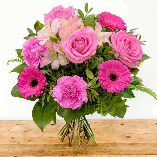 - Pink Flower Bouquet For Mother's Day