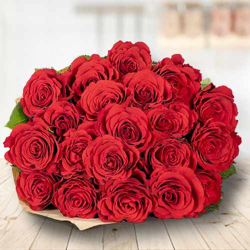 Sparkling Red Roses Flowers To Germany